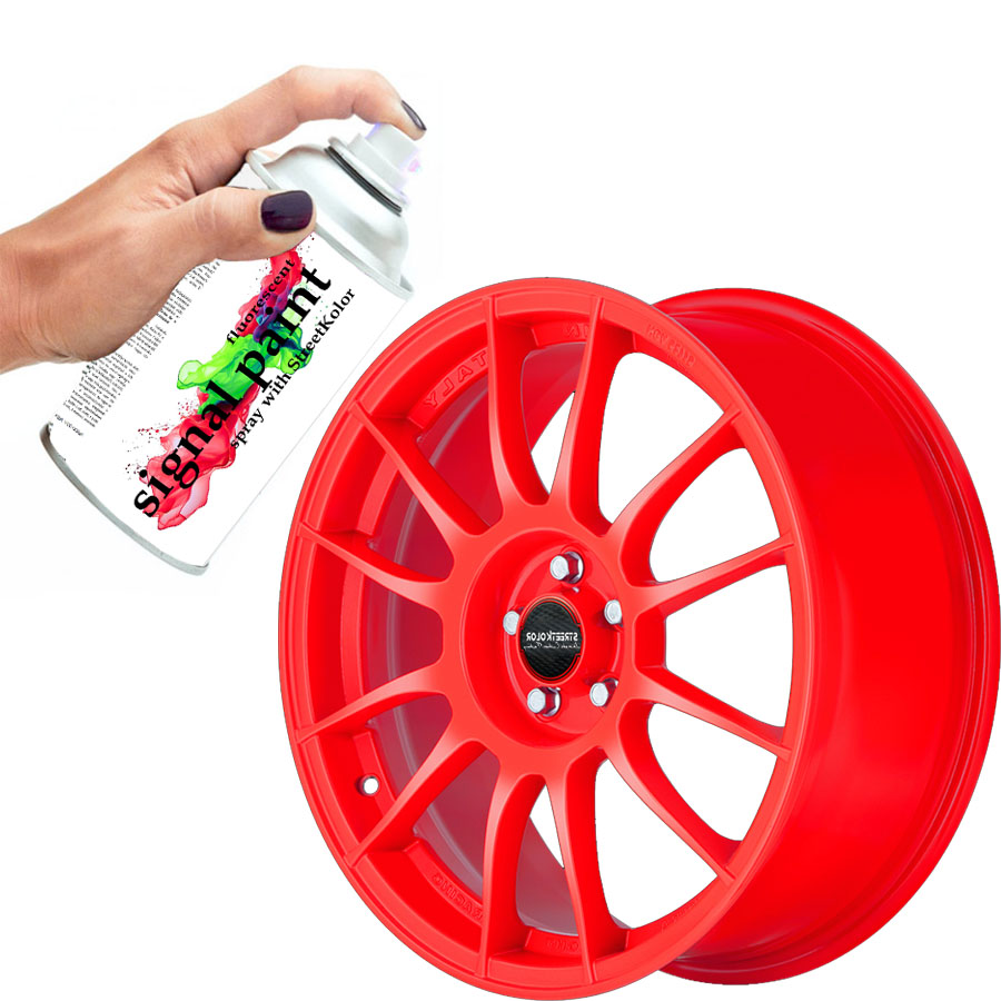 RAL3024 Fluorescenční signální barva ve spreji 400 ml