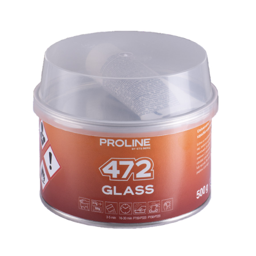 Tmel se skelným vláknem PROLINE 472 GLASS, hmotnost: 500 g