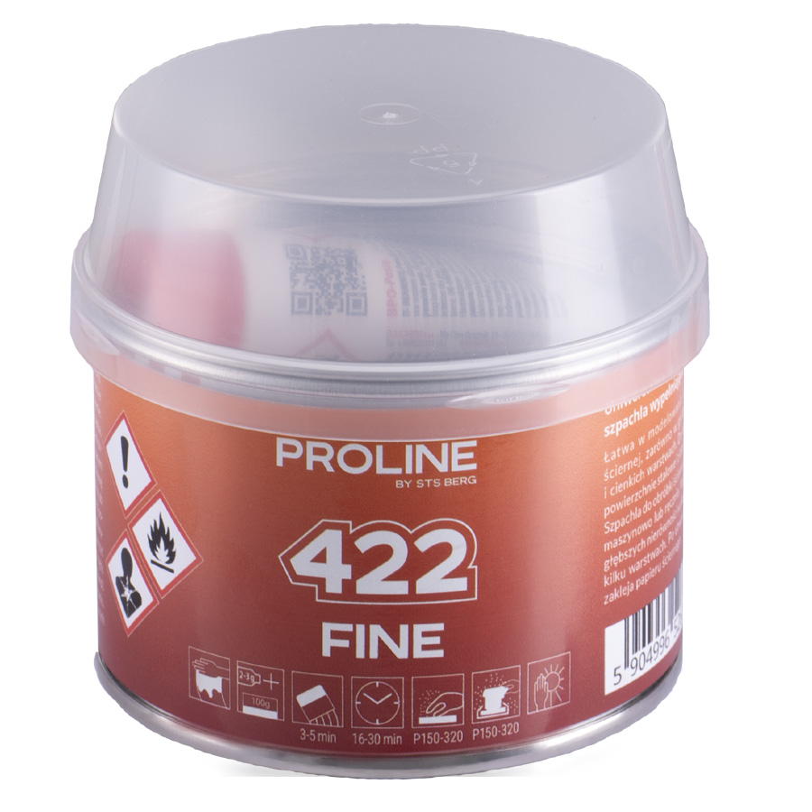 Jemný finální tmel PROLINE 422 FINE, hmotnost: 500 g