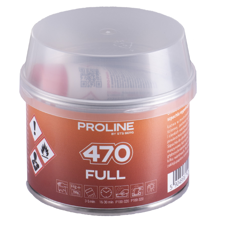 Univerzální jemný tmel PROLINE 470 FULL, hmotnost: 500 g