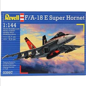 Revell McDonnell-Douglas / Northrop F/A-18E Super Hornet Model Set letadla 1:144, 63 dílů