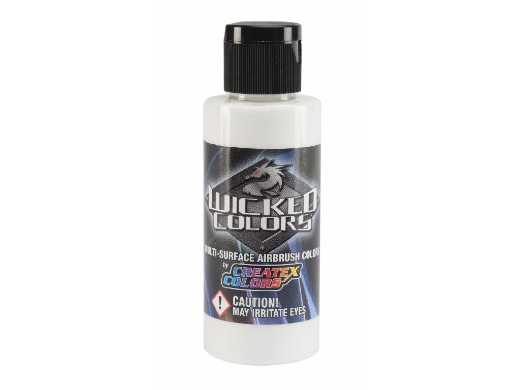 Wicked W032 Super Flat Bílá krycí airbrush barva 60ml