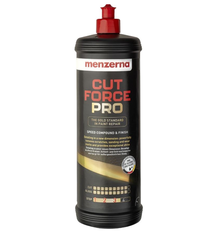 Menzerna CUT FORCE PRO, hrubá + střední + finální pasta, 1000ml