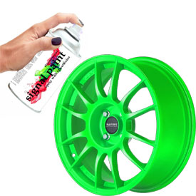 RAL6038 Fluorescenční signální barva ve spreji 400 ml