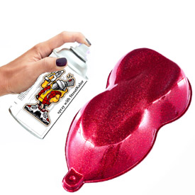 SuperRed extra výrazná metalická barva ve spreji: 400ml